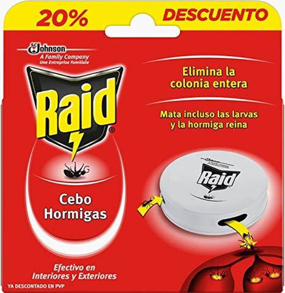 Trampa Raid para hormigas.